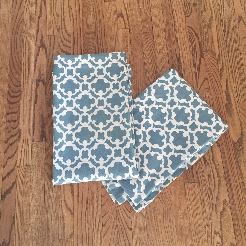 Pair of blackout Target curtain panels.